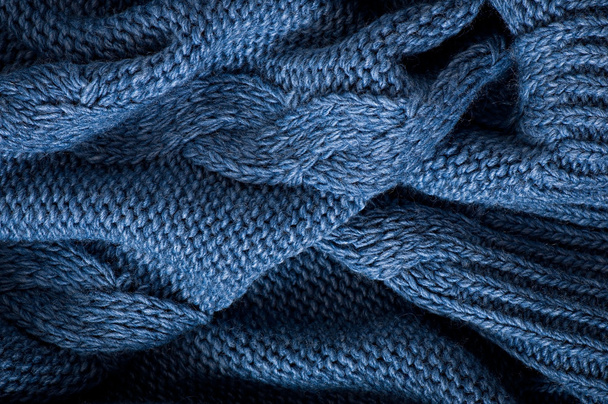 Abstract background texture of a knitted fabric - Photo, Image
