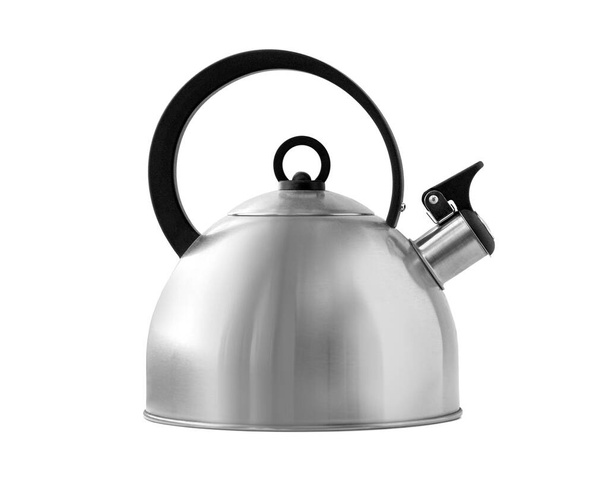 Stove whistle kettle isolated on white background - Photo, Image
