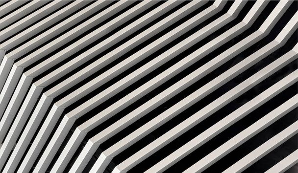 abstrakte moderne Stapel luxuriöser weißer dreidimensionaler Designs vor dem Hintergrund der Deckengestaltung - Foto, Bild