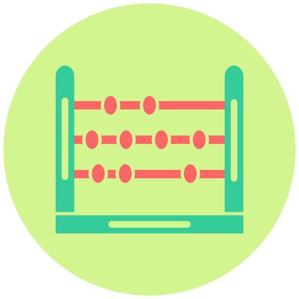 abacus. web icon simple illustration - Vector, Image