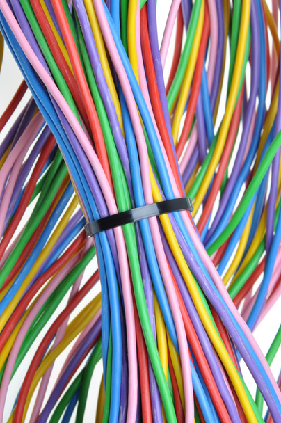 электрические кабели и провода - Фото, изображение