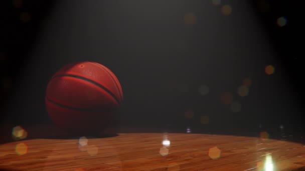 Realistic Basketball es un metraje de movimiento para películas deportivas y cinematográficas en una escena de juego desafiante. También buen fondo para escena y títulos, logotipos. - Metraje, vídeo