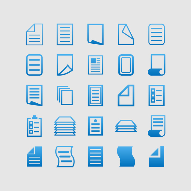 document icons - Vektor, obrázek