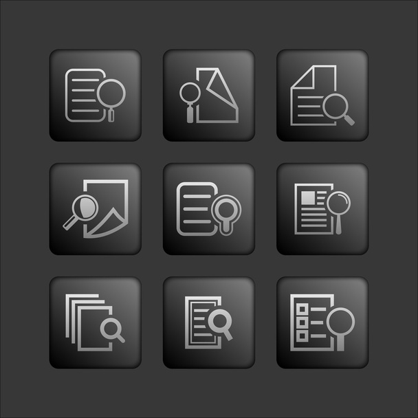 Search document icons - Vecteur, image