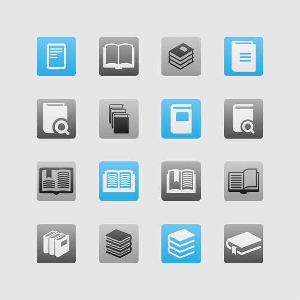 Book icons - Vector, Image