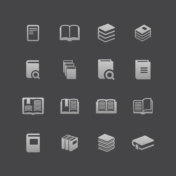 Book icons - ベクター画像