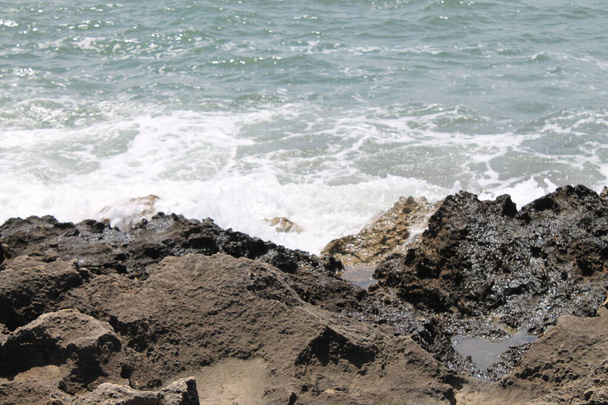 Εδώ είναι η παραλία Κολ ντεν Ρεμπάσα. Νησί Μαγιόρκα. Ισπανία - Φωτογραφία, εικόνα
