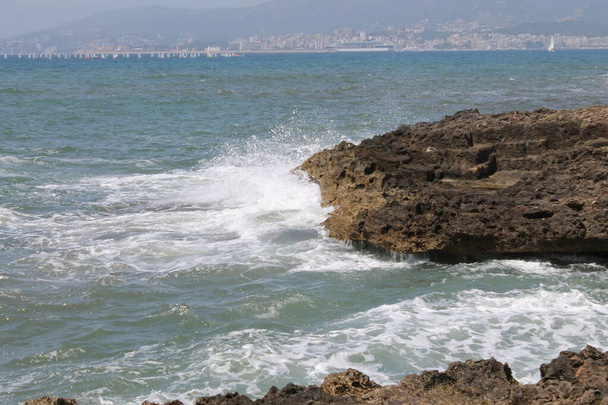 Questa è Coll den Rebassa Beach. Isola di Maiorca. Spagna - Foto, immagini