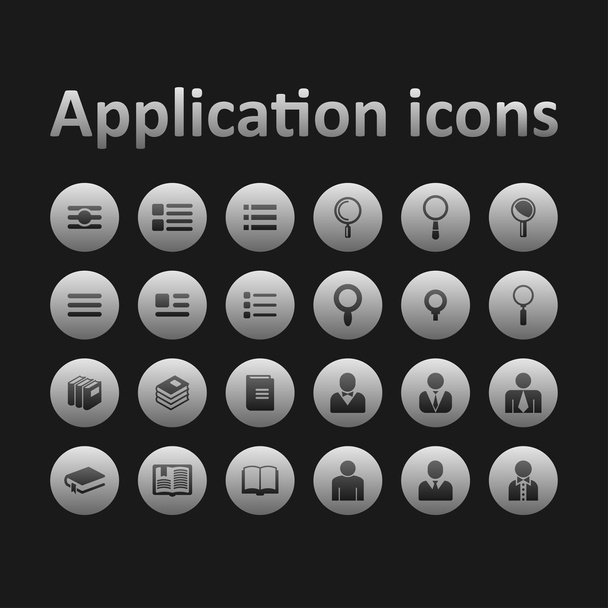 icone dell'applicazione
 - Vettoriali, immagini