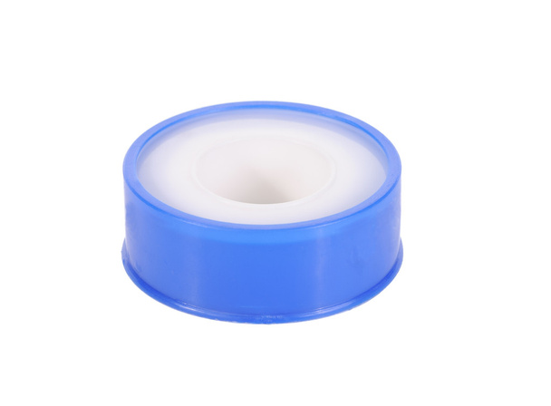 Thread seal tape, isolated on white - Foto, Imagen