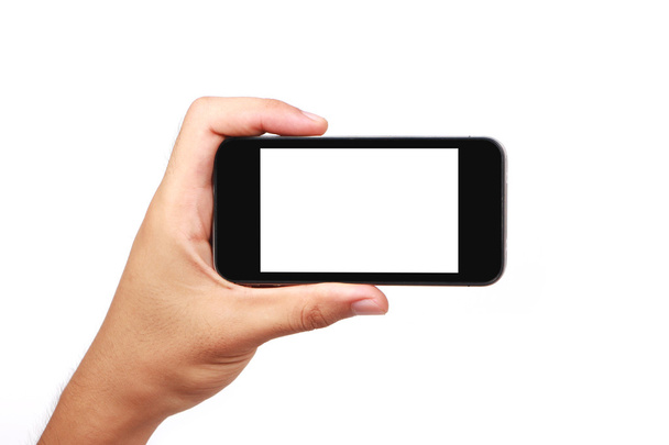Ruka s prázdnou Smartphone - Fotografie, Obrázek