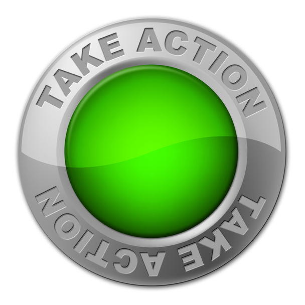 Passez à l'action bouton montre bouton actif et activisme
 - Photo, image