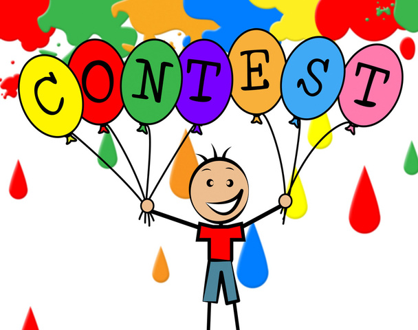 Ballons concours montre les jeunes enfants et la décoration
 - Photo, image