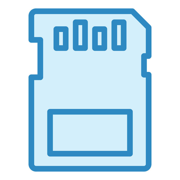 Micro SD Card icon. vector illustration - Vector, Image
