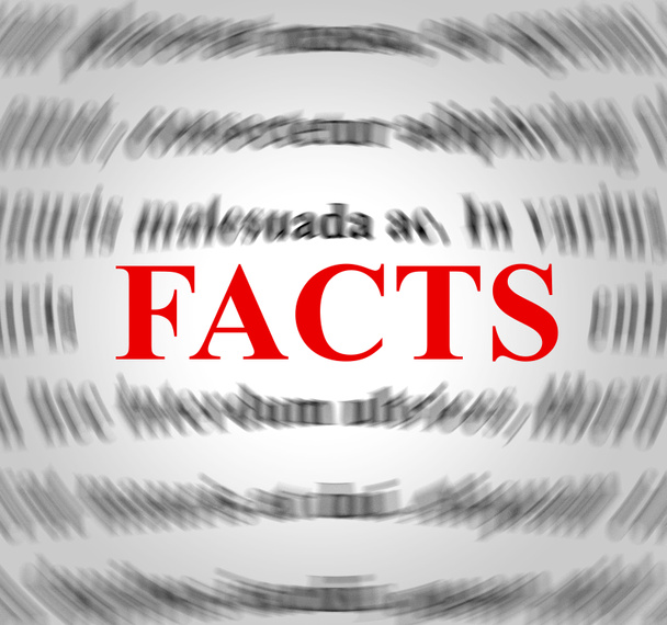 Faktów definicję pokazuje odpowiedzi informacji i prawda - Zdjęcie, obraz