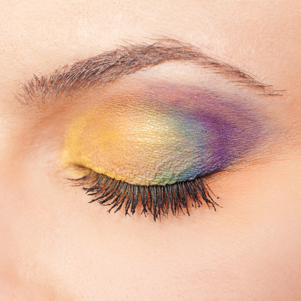 Woman eye with creative make up - Φωτογραφία, εικόνα