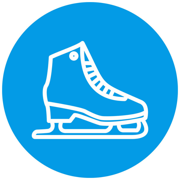 ice skate. web icon - Vector, Image