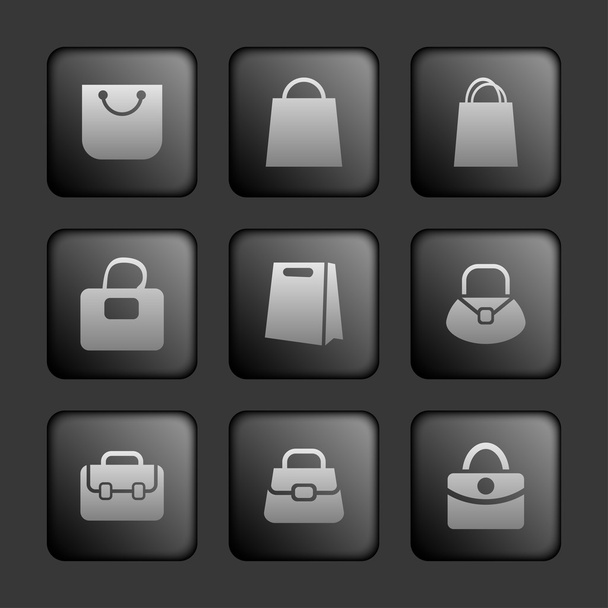 Bag icons - Vector, afbeelding
