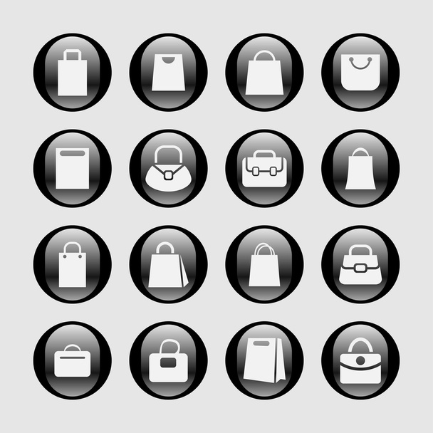 Bag icons - Vektor, Bild