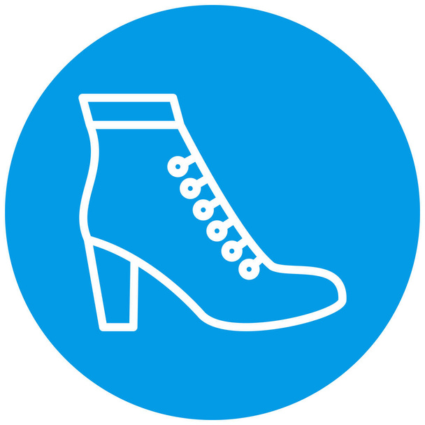 shoe. web icon simple illustration - Vetor, Imagem