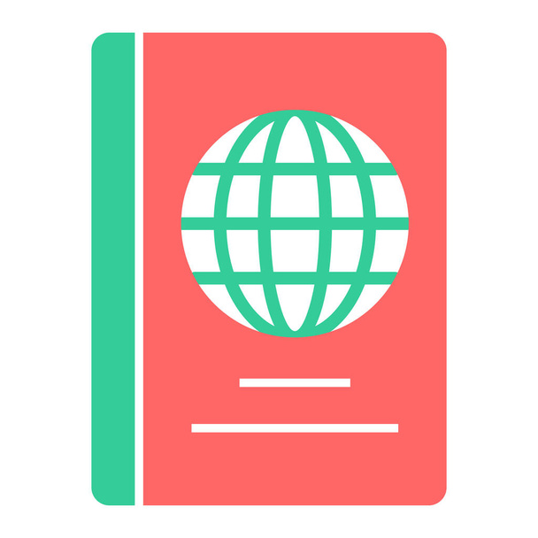 paspoort. web icoon eenvoudige illustratie - Vector, afbeelding