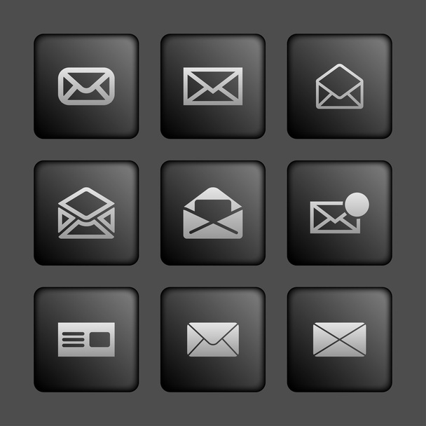 Mail icons - Vektor, Bild