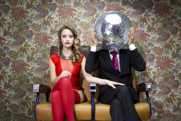 Mr and mrs discoball - Photo, Image