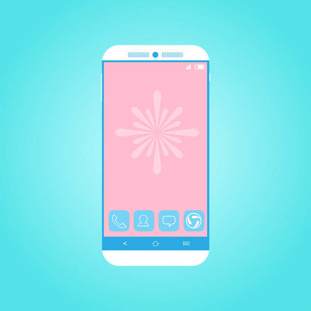 Pastel Smartphone - Vector, Image