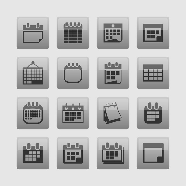 Calendar icons - Вектор,изображение