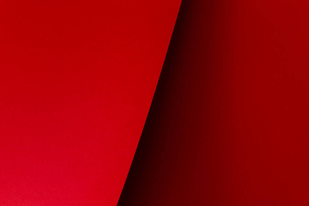 Diagonally divided abstract red background - Photo, Image