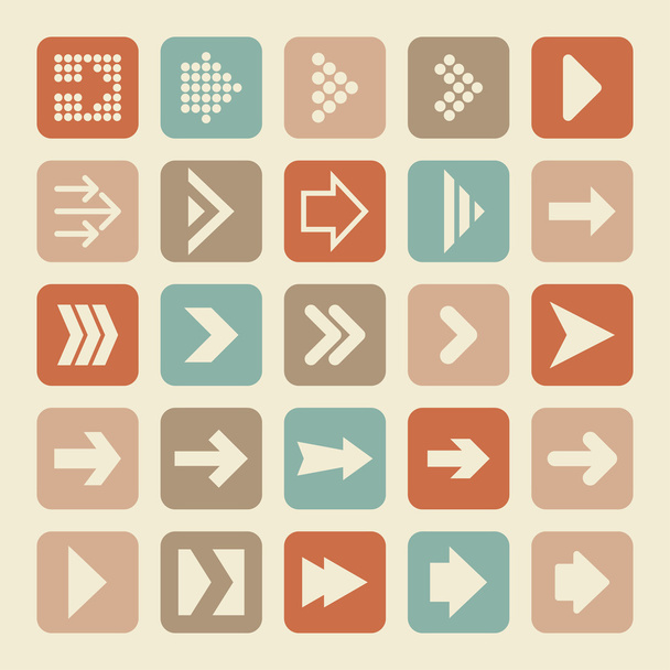 Arrow icons - Vector, Image