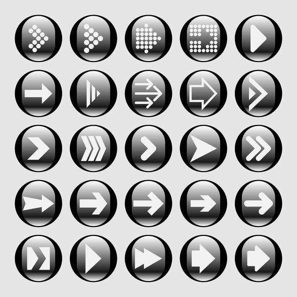 Iconos de flecha - Vector, imagen