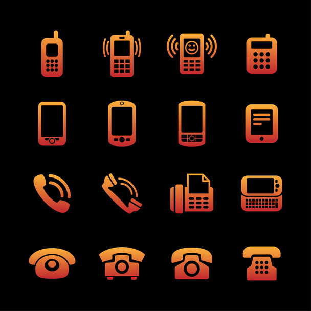icônes de téléphone
 - Vecteur, image