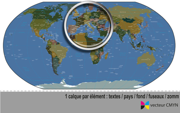 World mapp - Vector, Image