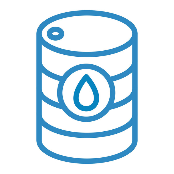 oil barrel icon. vector illustration - Vector, imagen