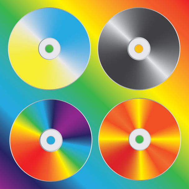 Compact Discs - Vektor, Bild