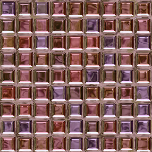 Roze glazen baksteen patroon - Foto, afbeelding