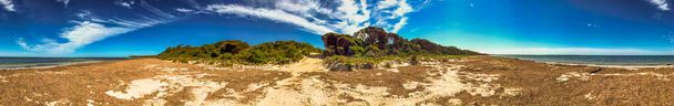 D' Estrees Bay Beach, panoramic view of Kangaroo Island on a sunny day, Australia. - Zdjęcie, obraz