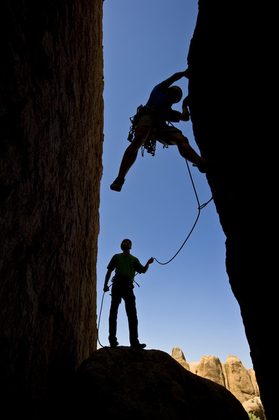 Team of rock climbers. - Photo, Image