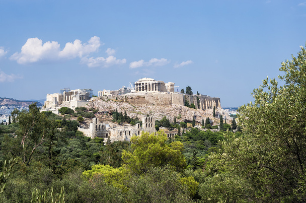 アクロポリス、アテネ、ギリシャの市を表示します。 - 写真・画像