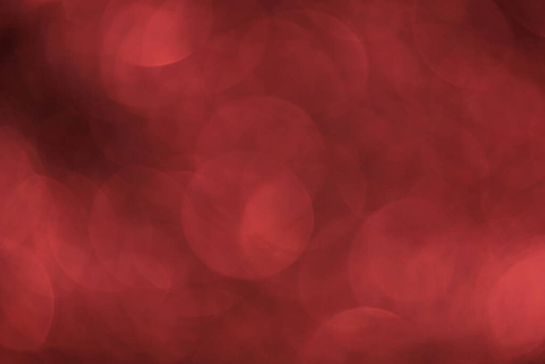 Bokeh or blurry background of a portrait lens. Defocused back. Warm color tone - Photo, Image