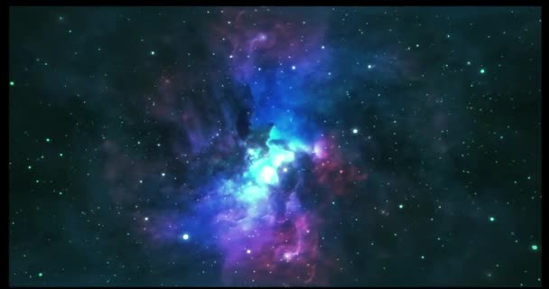 Espacio estrellado Galaxy movimiento fondo 4K - Imágenes, Vídeo