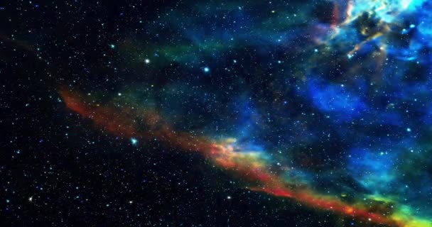 Espacio estrellado Galaxy movimiento fondo 4K - Imágenes, Vídeo