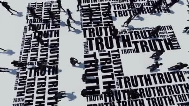 Truth or Lies animation in 3D - Footage, Video