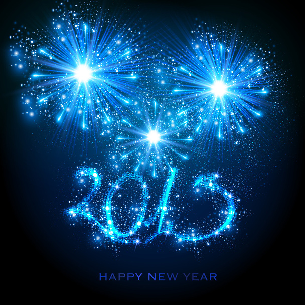 New Year 2015, easy editable - Διάνυσμα, εικόνα