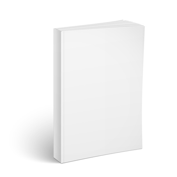 Modelo de livro softcover vertical em branco
. - Vetor, Imagem