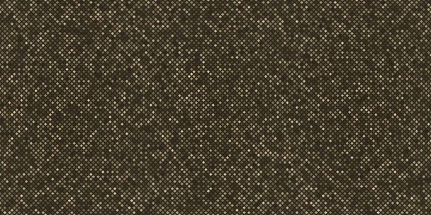 Yksivärinen tumma kultainen geometrinen ruudukko tausta Moderni musta abstrakti kohina rakenne - Vektori, kuva