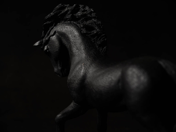 tomar una foto de una figura de caballo schleich - Foto, Imagen
