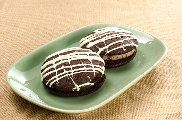 Chocolate cookie cake - Valokuva, kuva