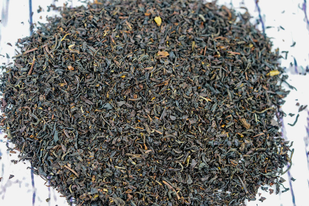 una taza de té negro seco gris Earl - Foto, Imagen